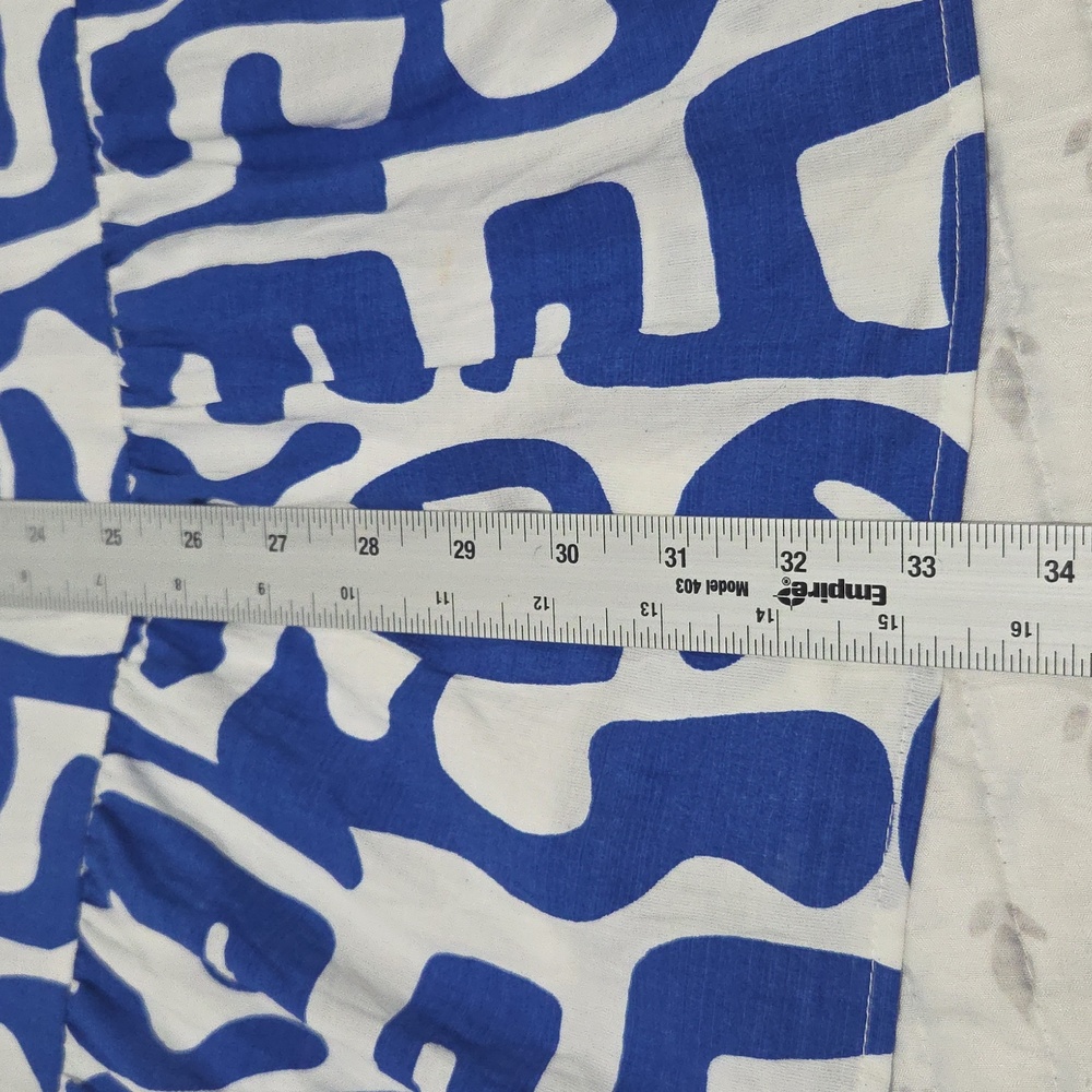 THML adorable Dress In Great Condition. Blue/white Geometric Type Pattern. 💙 - Picture 9 of 12